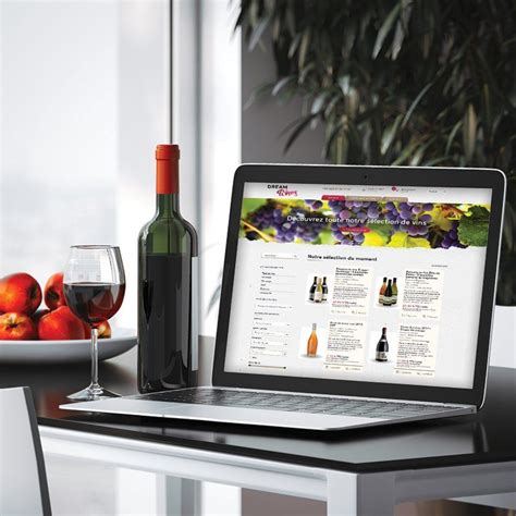 vente de vins en ligne.